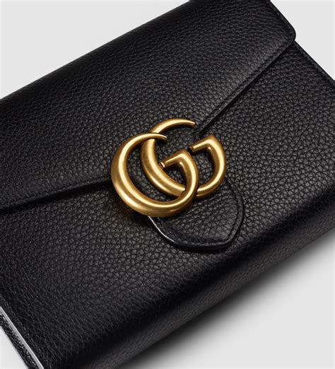 gucci black gg wallet|gucci small wallet women's.